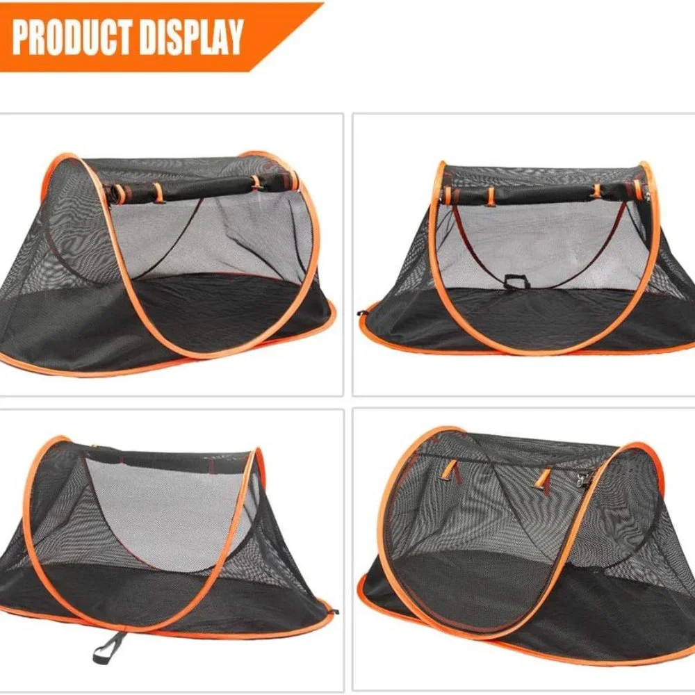 Portable Indoor-outdoor Cat Cage Tent-Pop Up Cat Crate, Foldable Kennel, Comfy